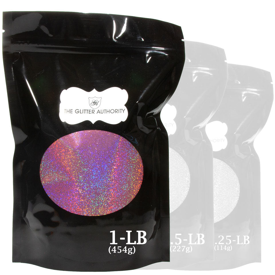 Pink Holographic Bulk Glitter - GL76 Funhouse Pink Extra Fine Cut .008"