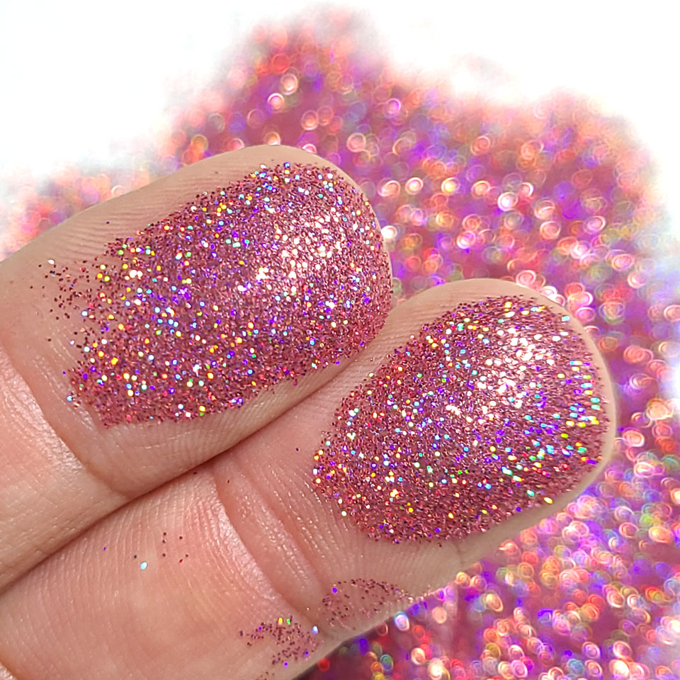 Pink Holographic Bulk Glitter