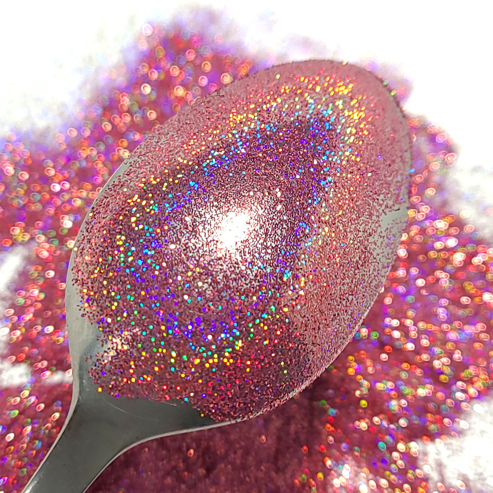 Pink Holographic Bulk Glitter