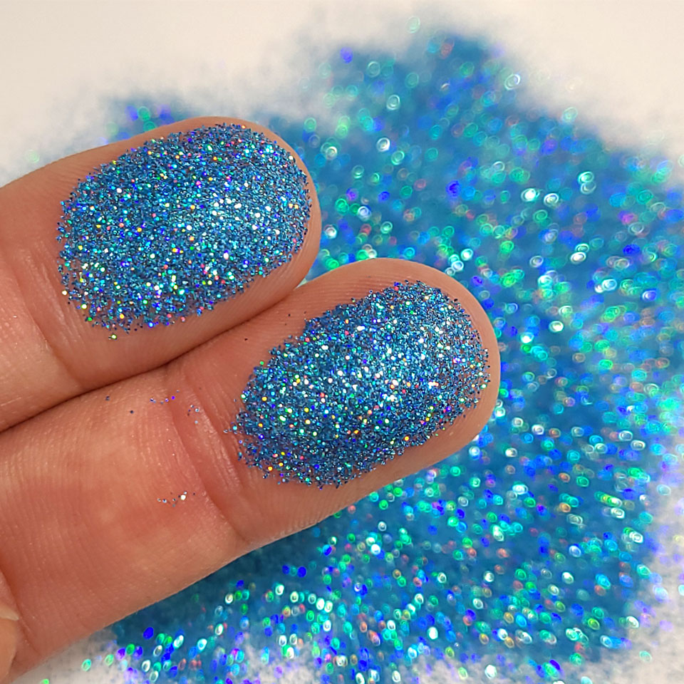 Blue Holographic Glitter - GL95 Blue Prism