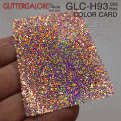 Orange Holographic Bulk Glitter - GLC-H93 (.025 Hex)