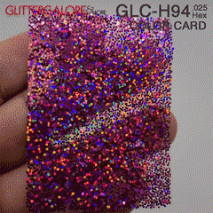 Pink Holographic Bulk Glitter - GLC-H94 (.025 Hex)