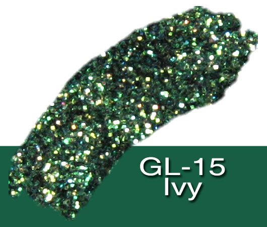 Glitter Sample (2g) in Extra-Fine Hex Cut Glitter:GL-15_Ivy