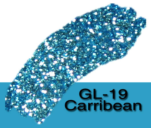 Aqua Blue Bulk Glitter - GL19 Caribbean Blue