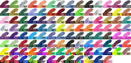 Grl Cosmetics 6pc Custom Shimmer Glitter Stack