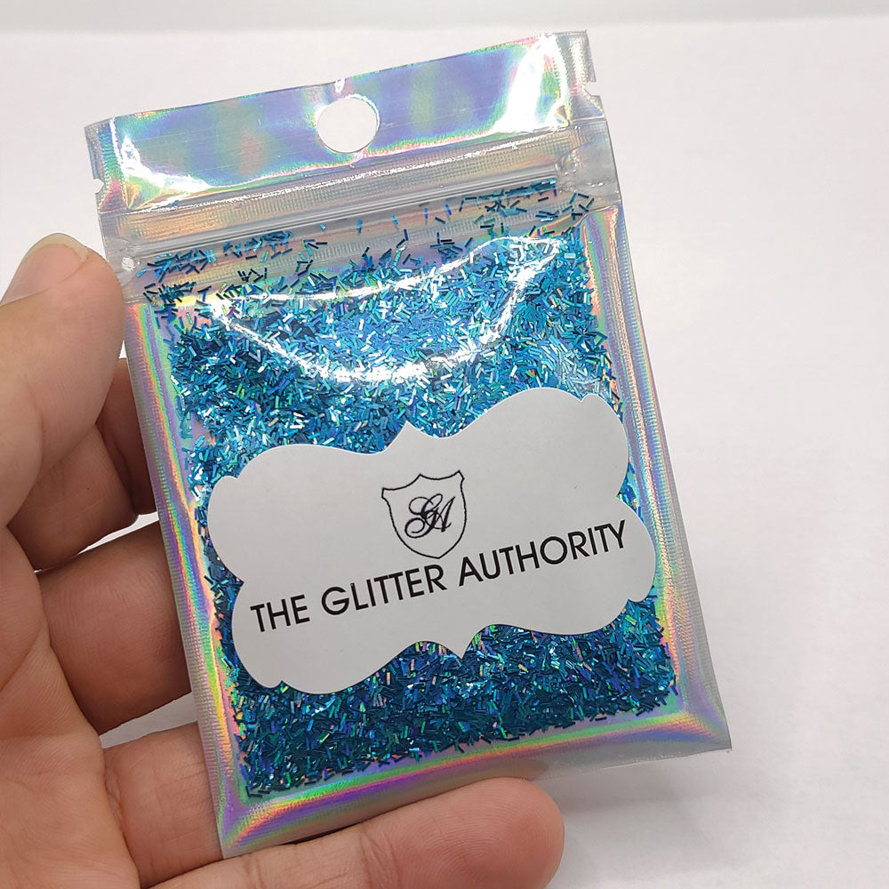 Glitter Confetti Bars - Holographic Blue