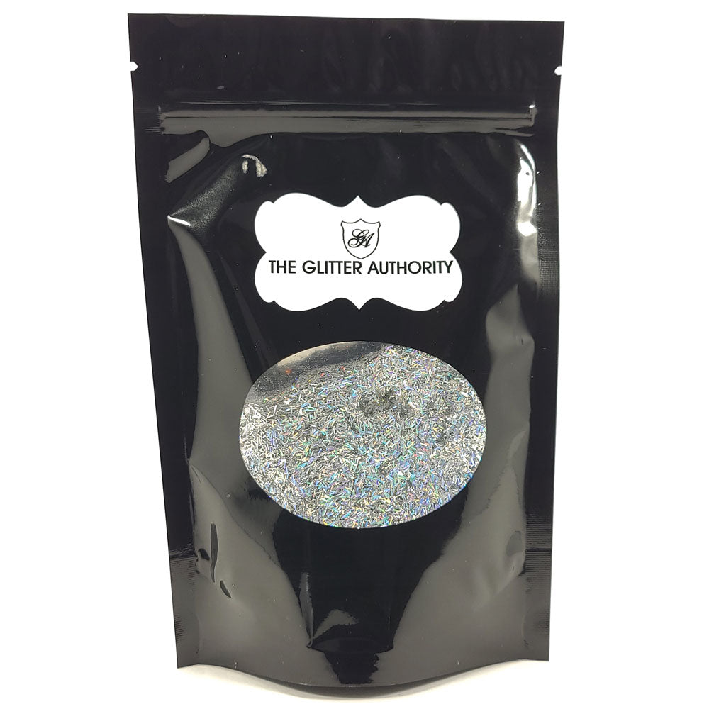 Glitter Confetti Bars - Holographic Silver