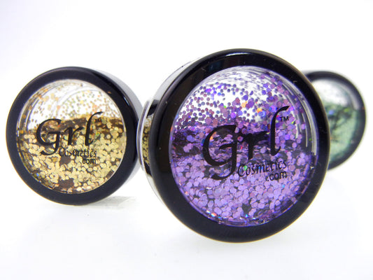 Grl Cosmetics Mardi Gras Xtra Large Glitter Set, 3 Pieces