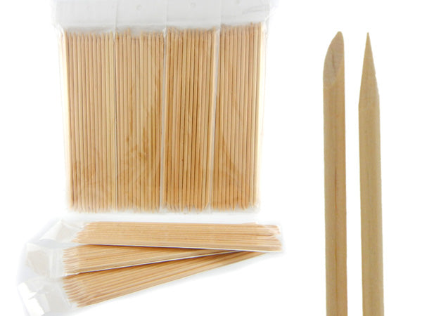 Grl Cosmetics Orange Wood Sticks, 24 Packs of 12