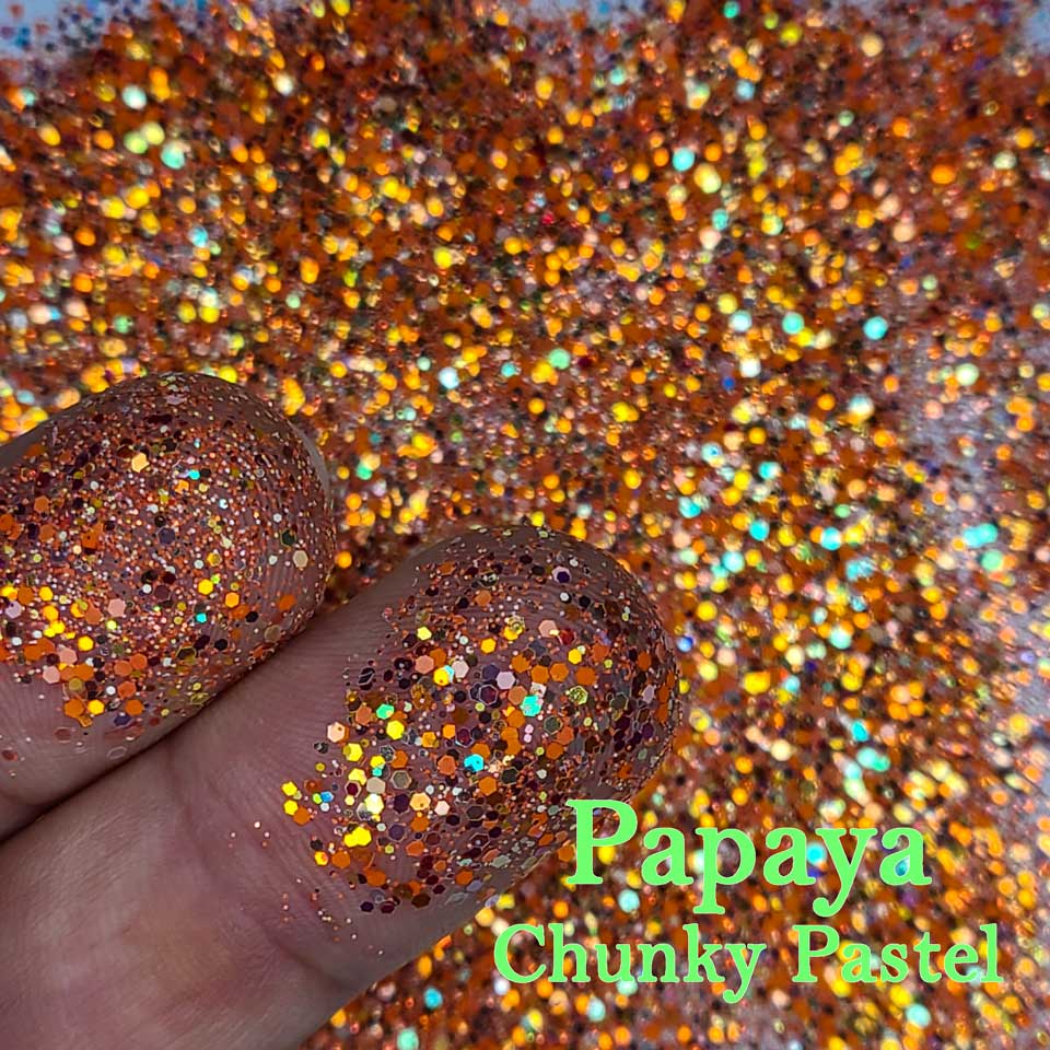 Chunky Mix, Papaya 1oz