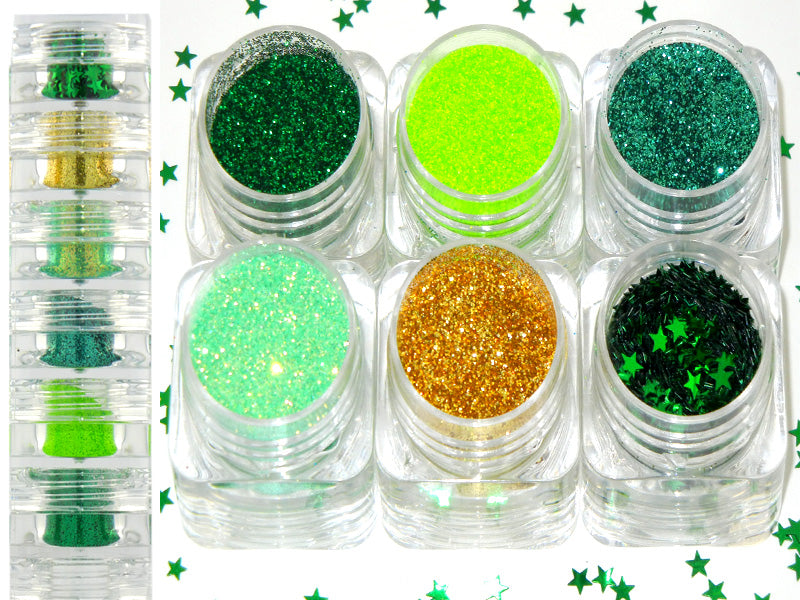 Grl Cosmetics Sagittarius 6pc Face Painting Glitter Set