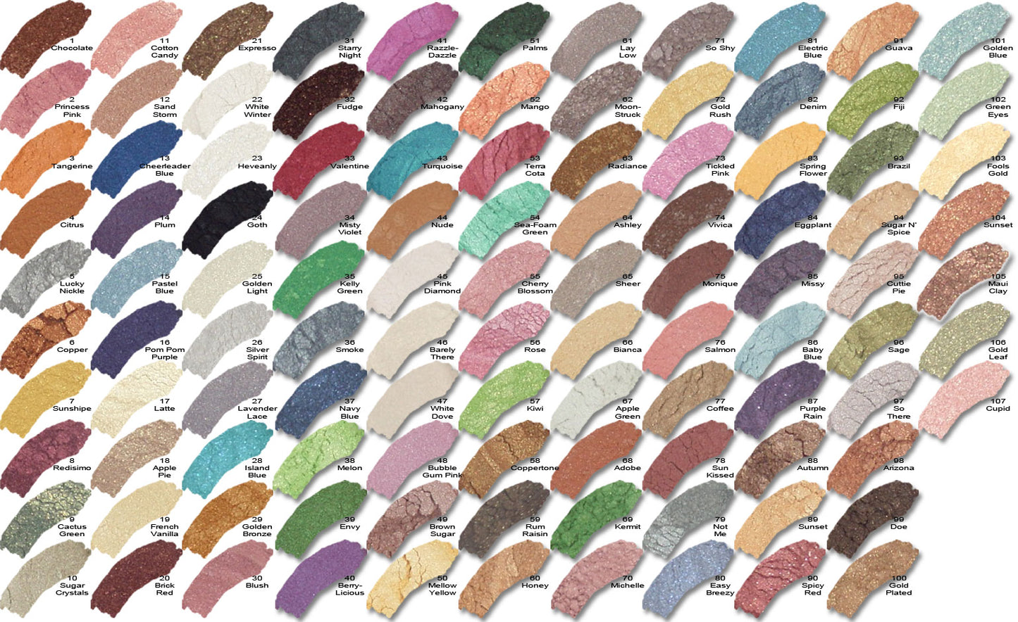 Grl Cosmetics 6pc Custom Shimmer Glitter Stack