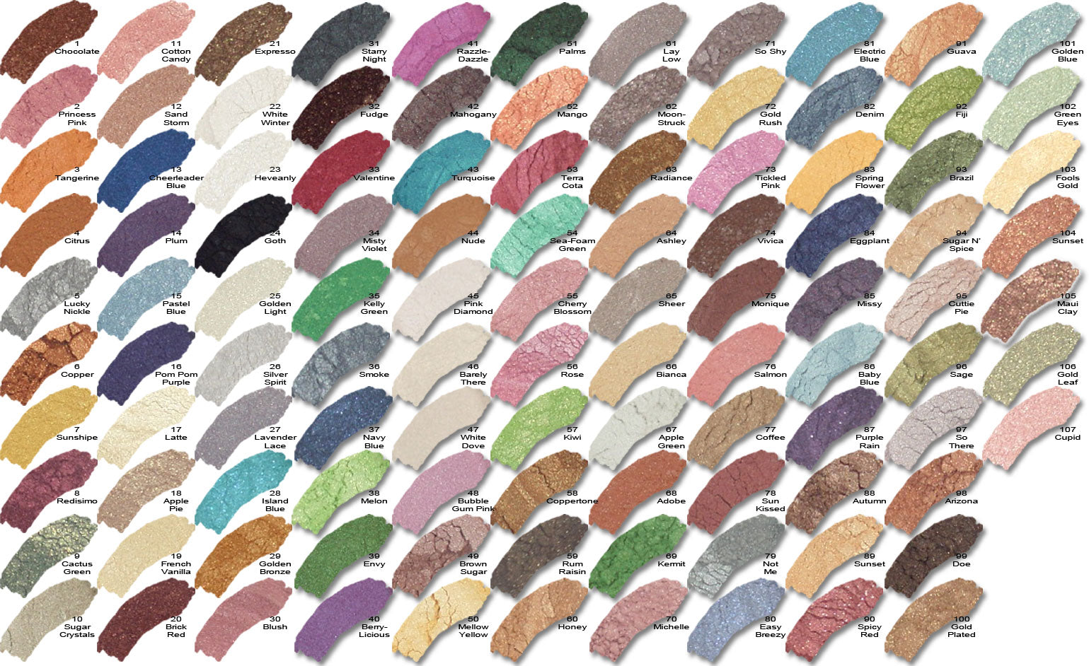 Grl Cosmetics 6pc Custom Shimmer Glitter Stack