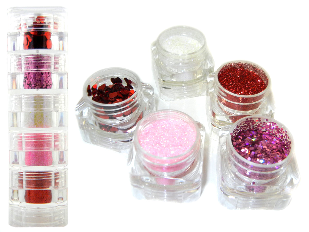 Valentine's 5pc Glitter Collection