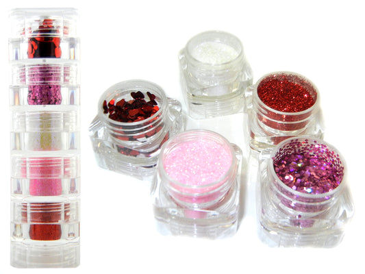 Valentine's 5pc Glitter Collection