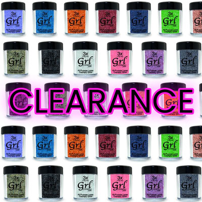 12 gram loose glitter jars.