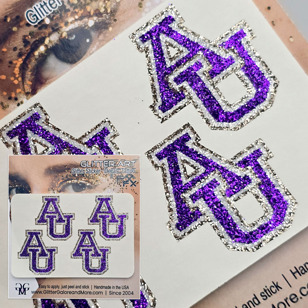 AU Glitter Logo for Face and Body.