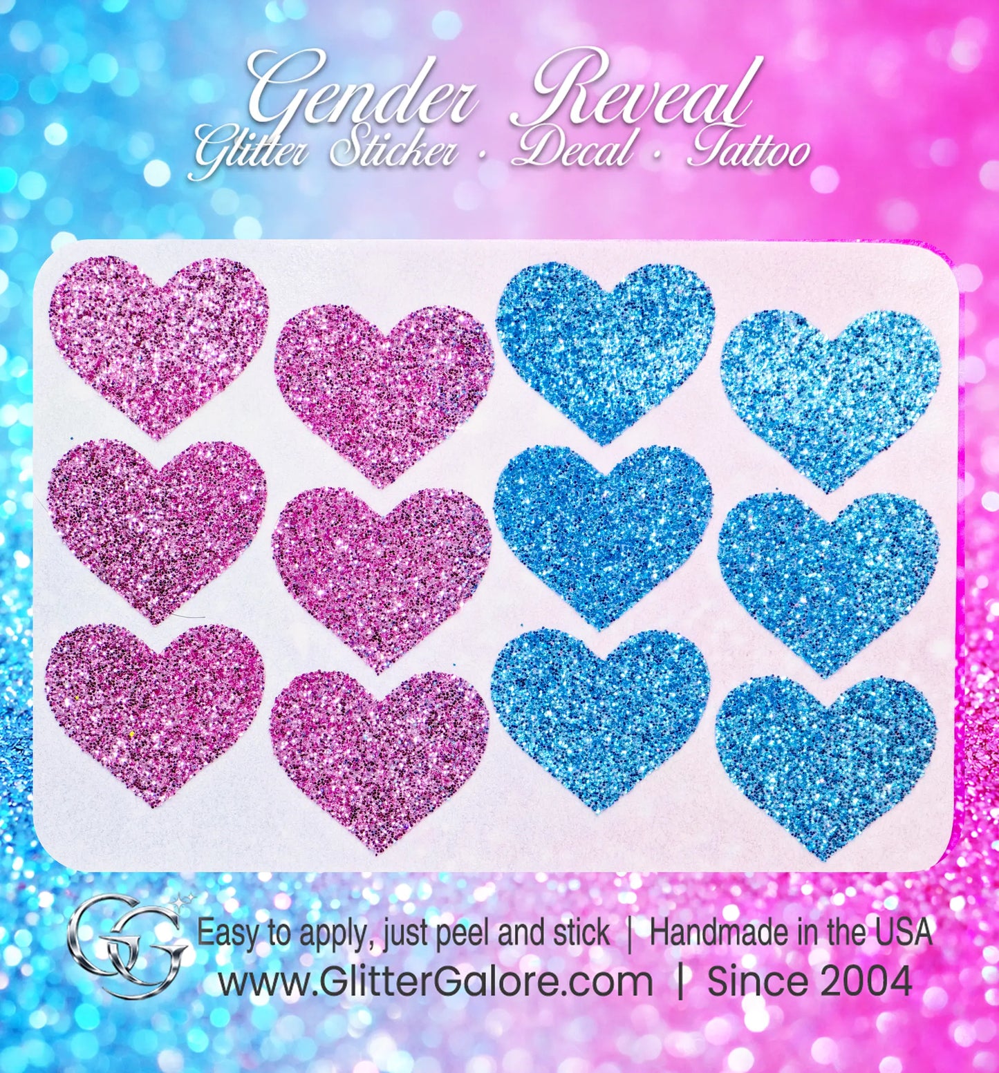 Baby Reveal, Baby Shower, Hearts