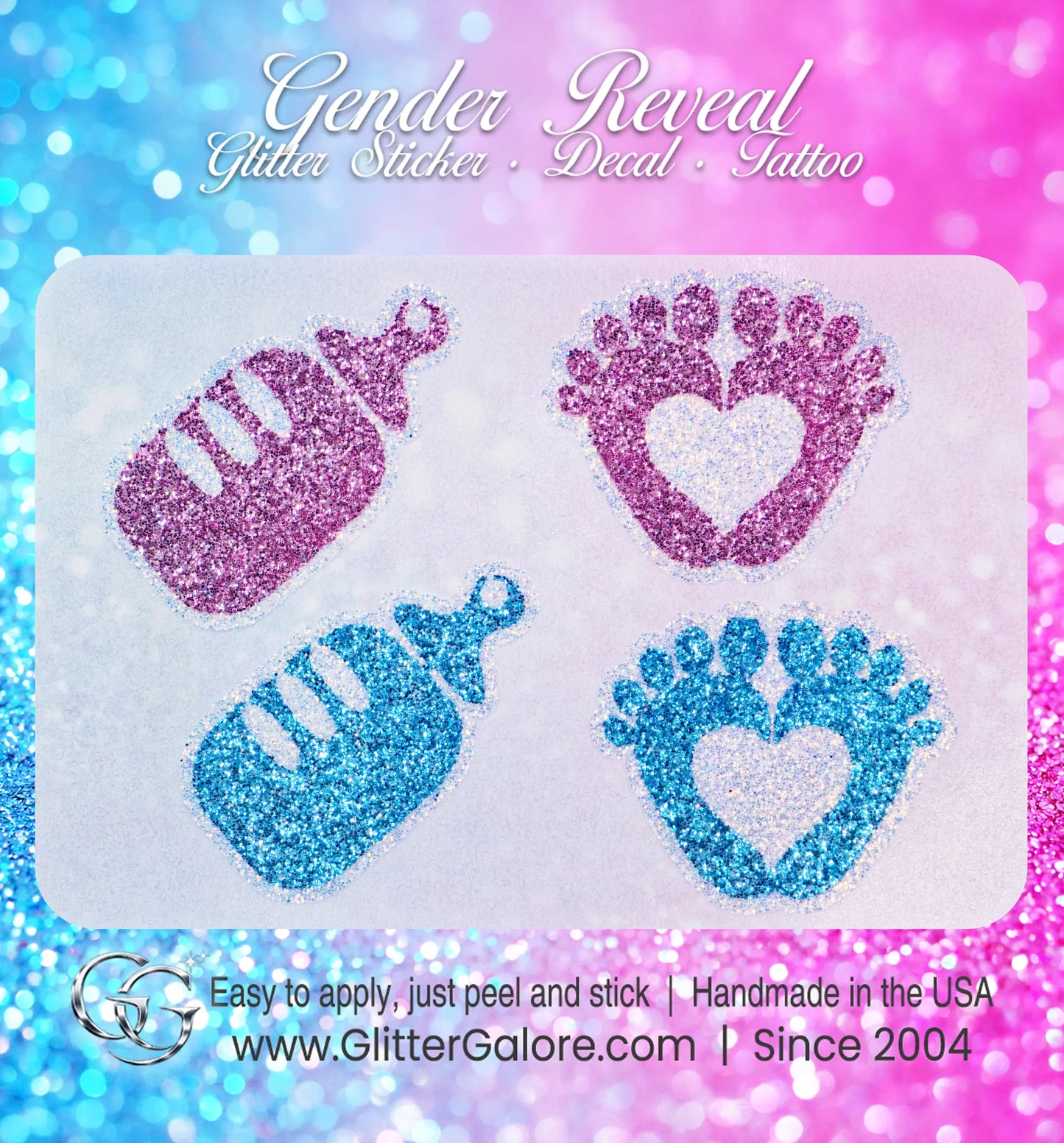 Baby Reveal, Gender Reveal, Newborn Celebration Stickers