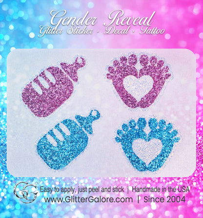 Baby Reveal, Gender Reveal, Newborn Celebration Stickers