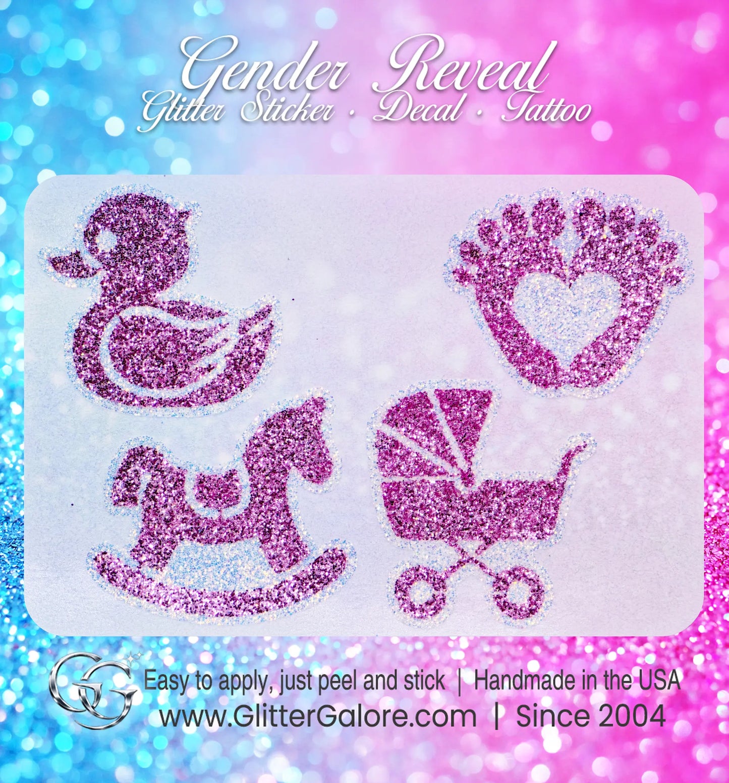 Baby Reveal, Gender Reveal, Newborn Celebration Stickers