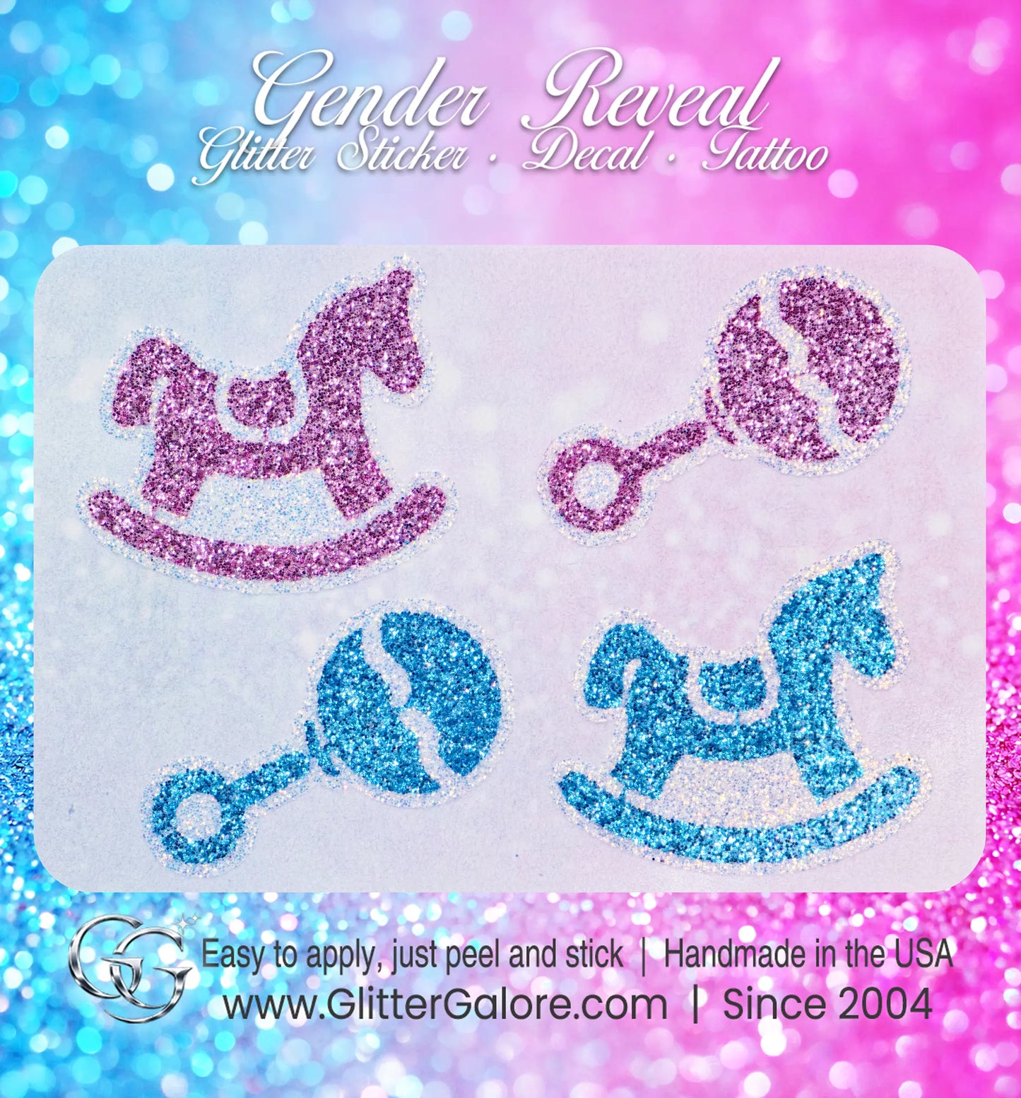 Baby Reveal, Gender Reveal, Newborn Celebration Stickers