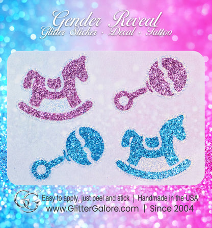Baby Reveal, Gender Reveal, Newborn Celebration Stickers