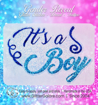 Baby Reveal, Gender Reveal, Newborn Celebration Stickers