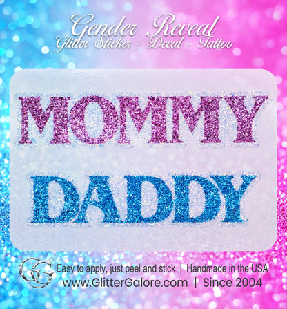 Baby Reveal, Gender Reveal, Newborn Celebration Stickers
