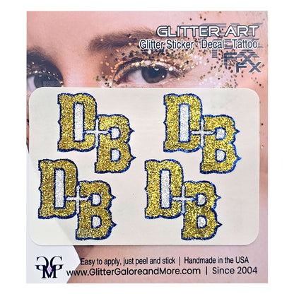 Don Bosco HS 4 Piece Glitter Tattoo Stickers