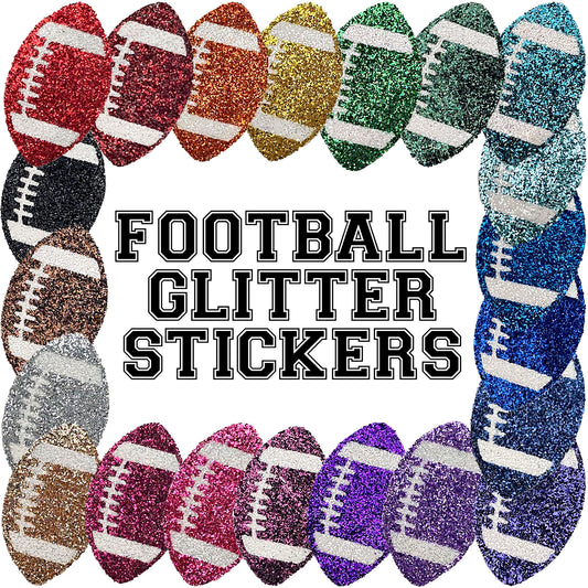 Glitter Football Tattoo Stickers.