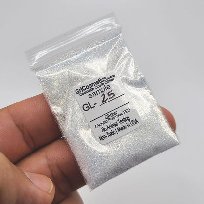 Glitter Sample (2g) in Extra-Fine Hex Cut