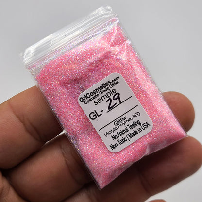 Glitter Sample (2g) in Extra-Fine Hex Cut