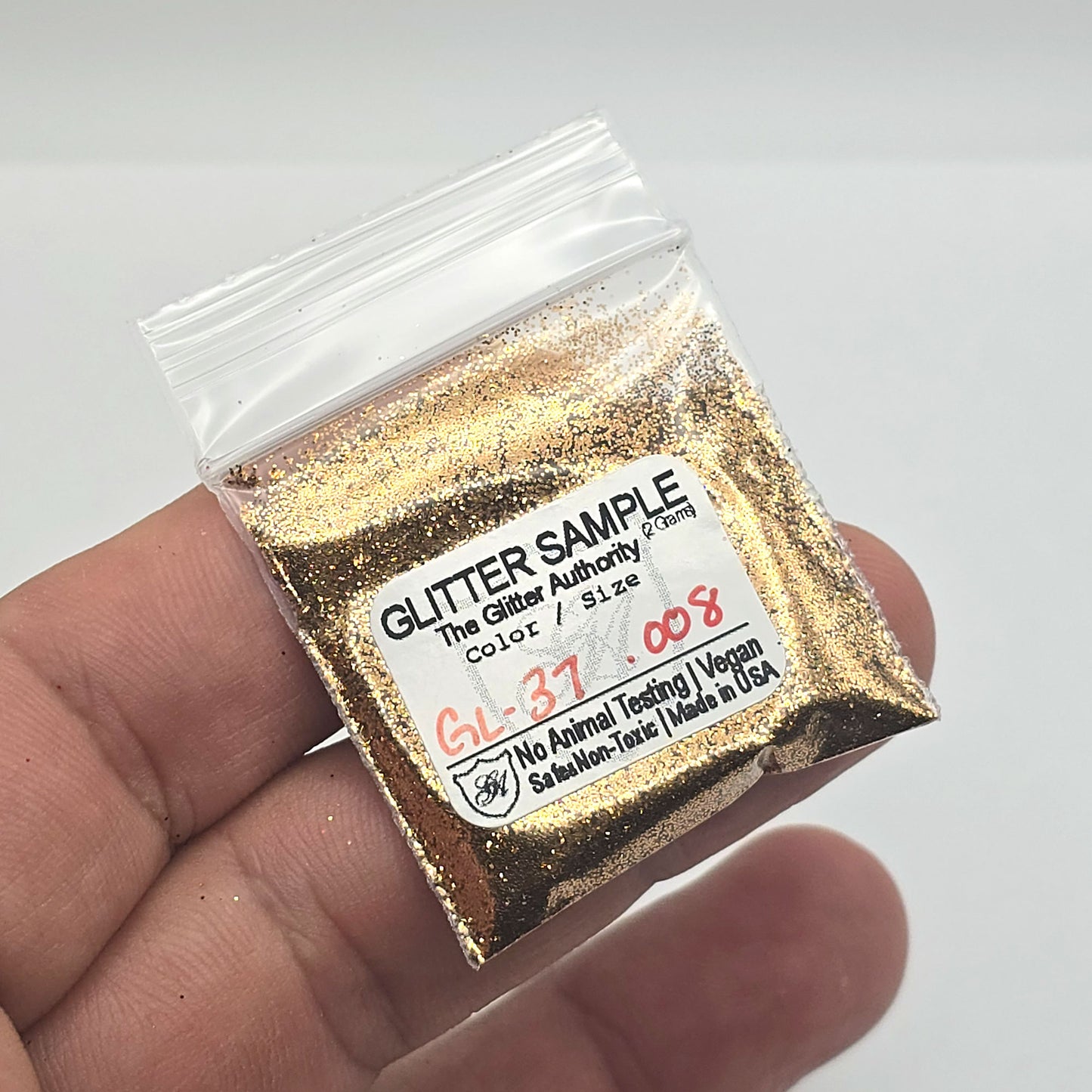 Bronze Gold Bulk Glitter - GL37 Fools Gold Extra Fine Cut .008"