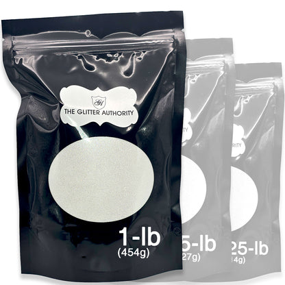 Rainbow White Bulk Glitter - GL43 Rainbow White Extra Fine Cut .008"