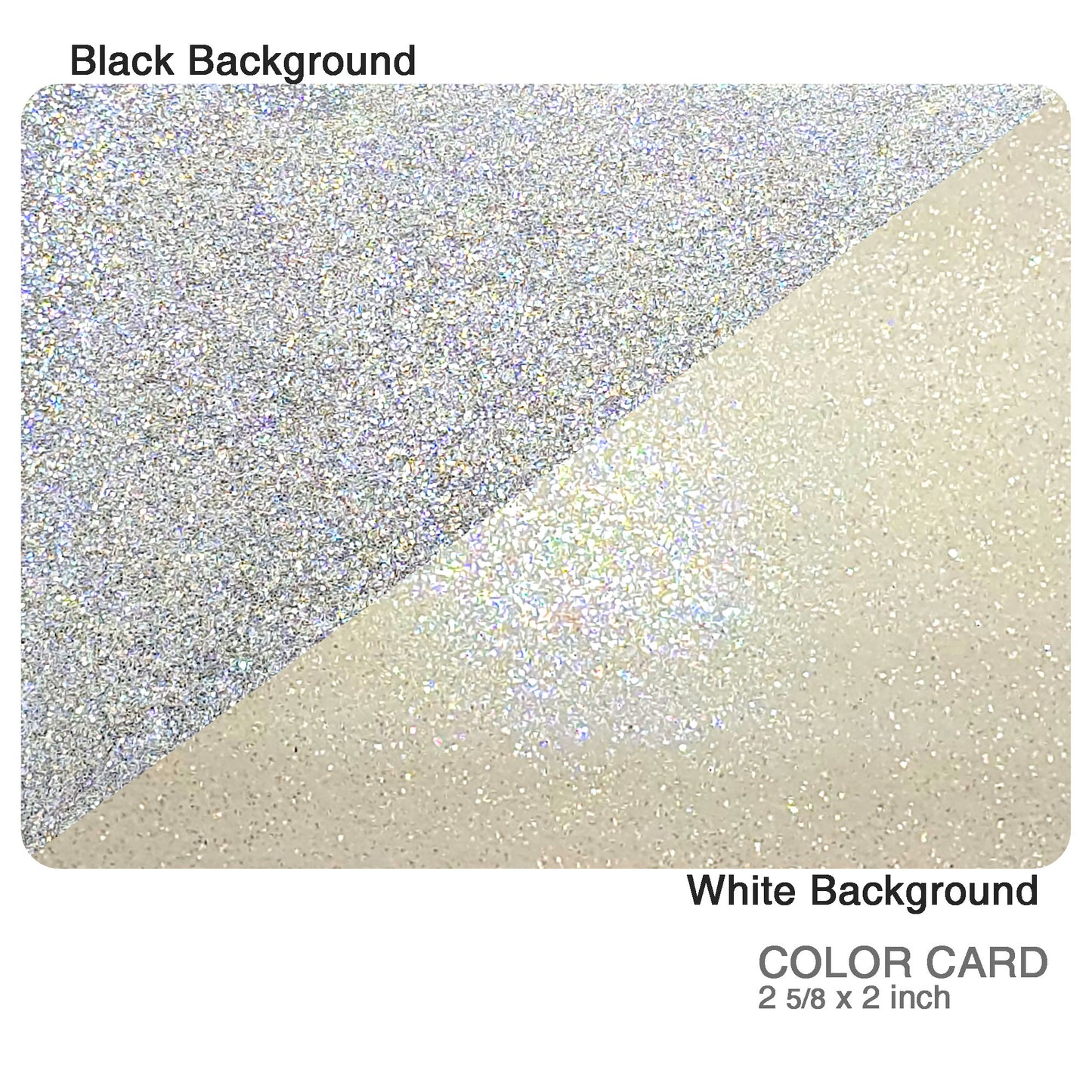 Rainbow White Bulk Glitter - GL43 Rainbow White Extra Fine Cut .008"