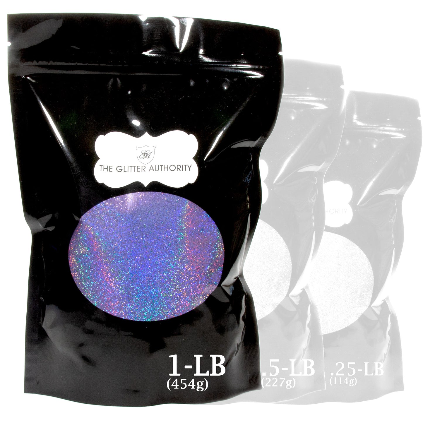 Purple Holographic Bulk Glitter - GL44 Purple Prism Extra Fine Cut .008"