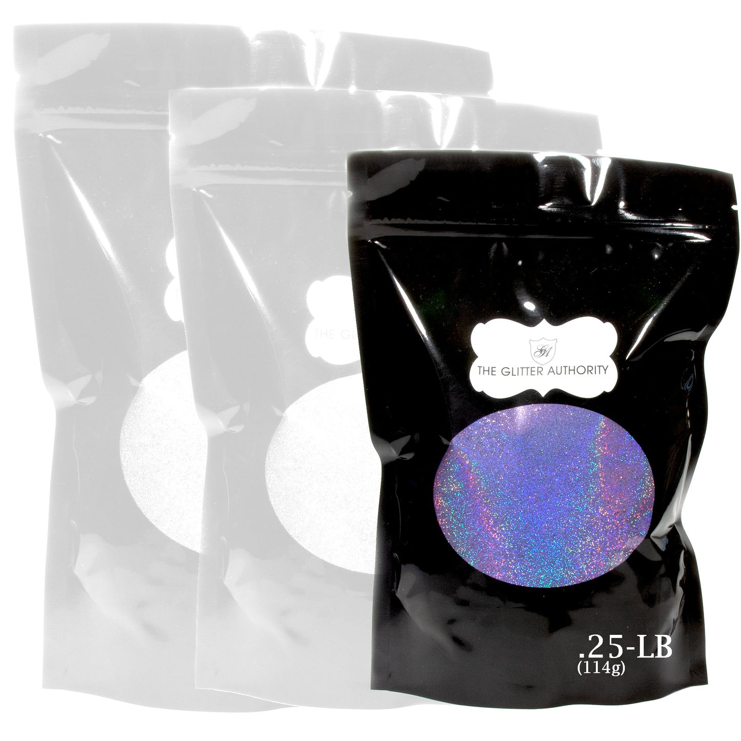 Purple Holographic Bulk Glitter - GL44 Purple Prism Extra Fine Cut .008"