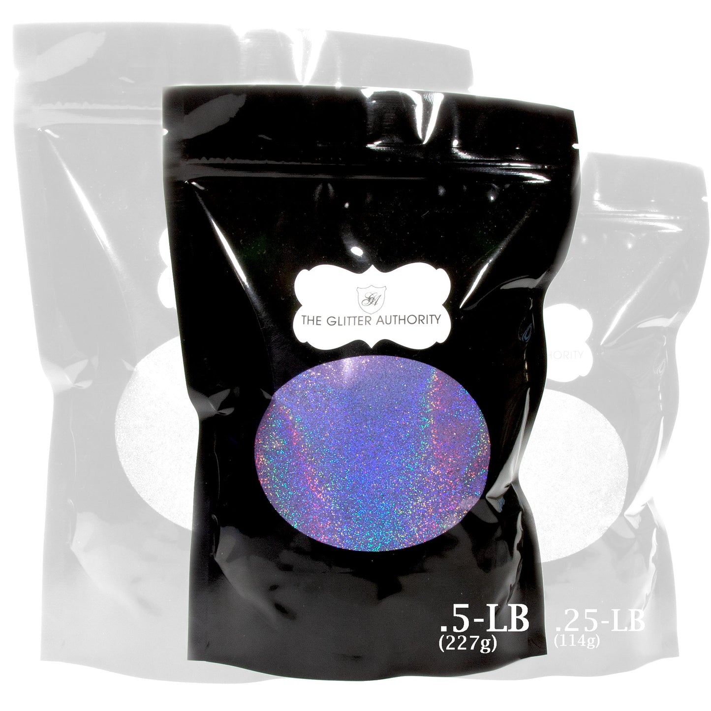 Purple Holographic Bulk Glitter - GL44 Purple Prism Extra Fine Cut .008"