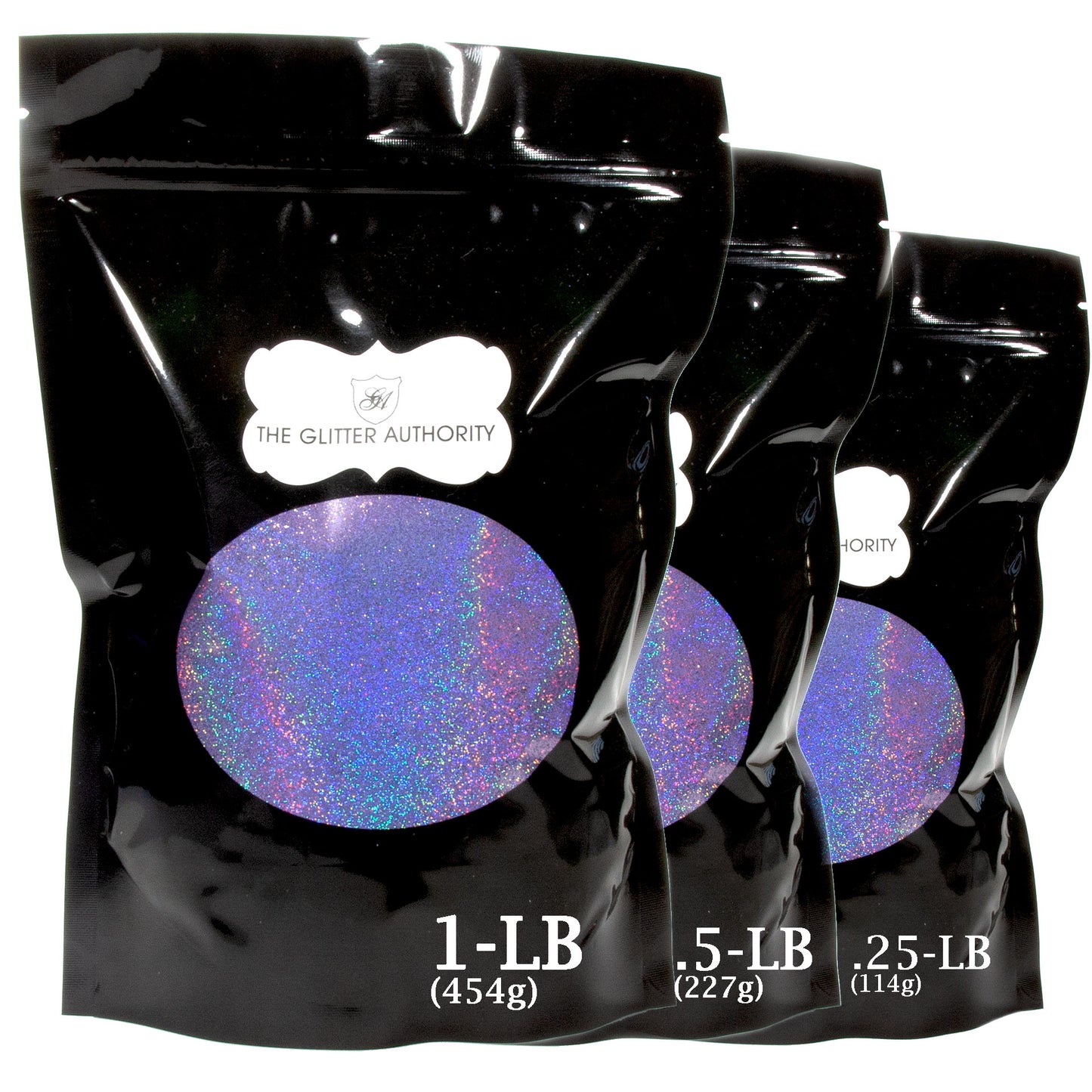 Purple Holographic Bulk Glitter - GL44 Purple Prism Extra Fine Cut .008"