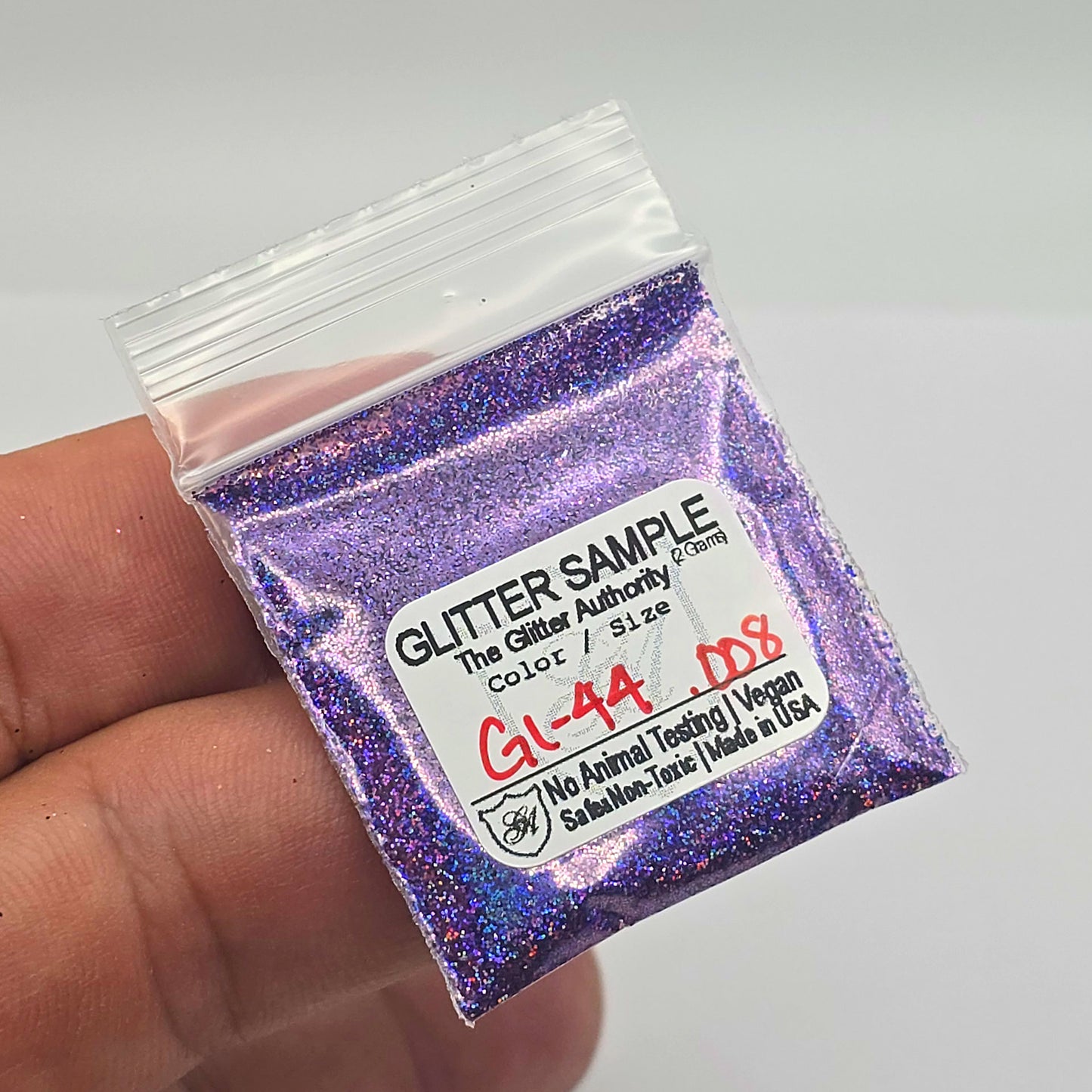 Purple Holographic Bulk Glitter - GL44 Purple Prism Extra Fine Cut .008"