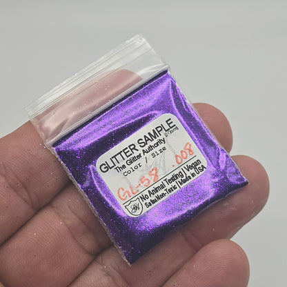 Bright Purple Bulk Glitter - GL58 Cha Cha Cha Extra Fine Cut .008"