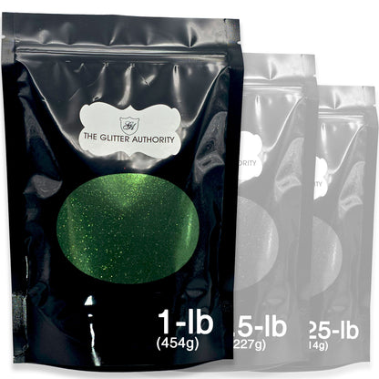 Olive Green Bulk Glitter - GL74 Green Moss Extra Fine Cut .008"