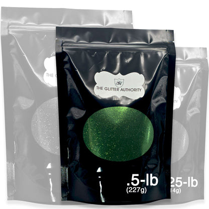Olive Green Bulk Glitter - GL74 Green Moss Extra Fine Cut .008"
