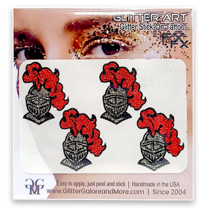 Custom Logo Glitter Stickers — Upload Your Team Design