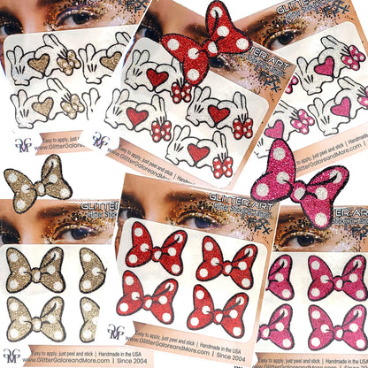 Custom Logo Glitter Stickers — Upload Your Team Design