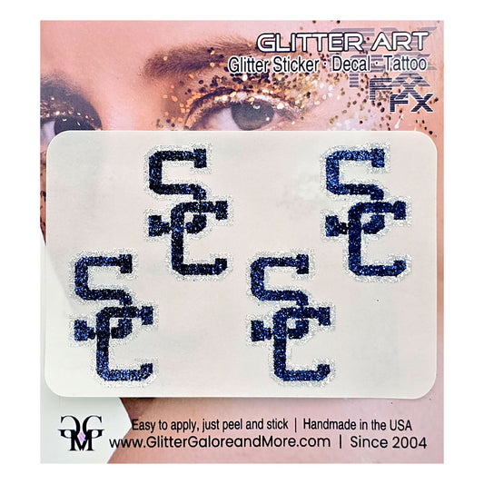 Stoney Creek SC Custom Glitter Tattoo Stickers - 4 Stickers