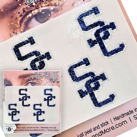 Stoney Creek SC Custom Glitter Tattoo Stickers - 4 Stickers
