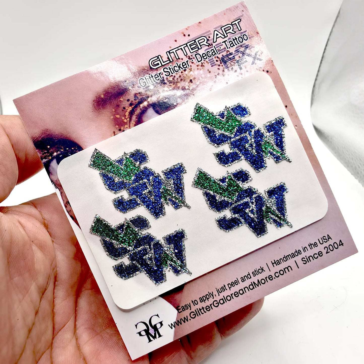 SW Bolt Boosters Glitter Sticker Tattoos - 4 Pieces