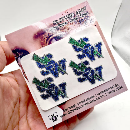 SW Bolt Boosters Glitter Sticker Tattoos - 4 Pieces